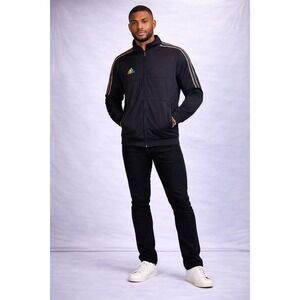 Adidas Tiro Track Jacket Men's M Black Rainbow Pride AEROREADY Zip Up